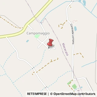Mappa Via Campomaggio, 36, 62010 Campomaggio MC, Italia, 62010 Pollenza, Macerata (Marche)