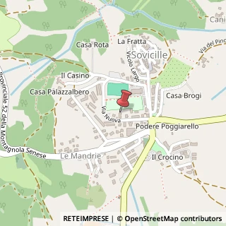 Mappa Via Nuova, 93, 53018 Sovicille, Siena (Toscana)
