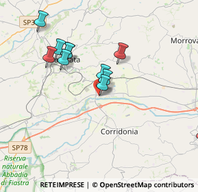 Mappa Via 1° Maggio, 62100 Piediripa MC, Italia (4.2325)