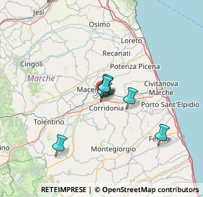 Mappa Via 1° Maggio, 62100 Piediripa MC, Italia (20.14)