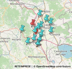 Mappa Via Vittorio veneto Fraz, 52046 Lucignano AR, Italia (9.58)