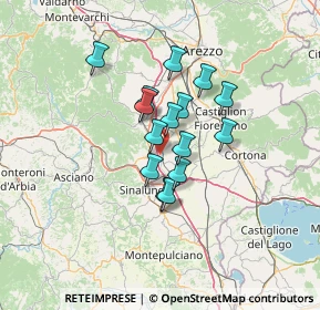 Mappa Via Vittorio veneto Fraz, 52046 Lucignano AR, Italia (9.73533)