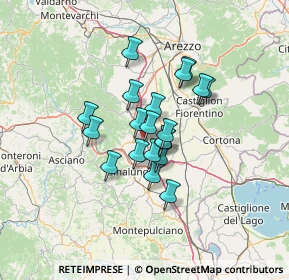 Mappa Via Vittorio veneto Fraz, 52046 Lucignano AR, Italia (9.5185)