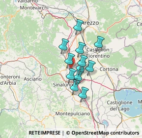 Mappa Via Vittorio veneto Fraz, 52046 Lucignano AR, Italia (8.6725)