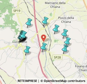 Mappa Via Vittorio veneto Fraz, 52046 Lucignano AR, Italia (1.967)
