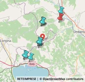 Mappa C. S. Val di Pierle, 52044 Cortona AR, Italia (6.88818)