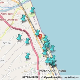 Mappa Via Albania, 63821 Porto Sant'Elpidio FM, Italia (1.155)