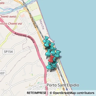 Mappa Via Albania, 63821 Porto Sant'Elpidio FM, Italia (0.605)