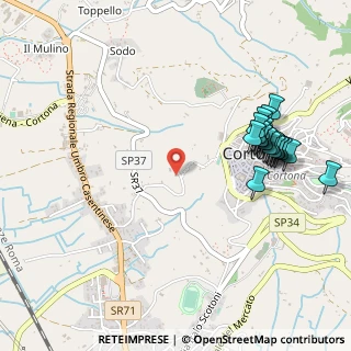 Mappa Località Piazzanella, 52044 Cortona AR, Italia (0.5865)