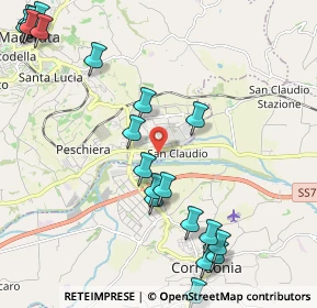 Mappa Via Cluentina, 62100 Piediripa MC, Italia (2.785)