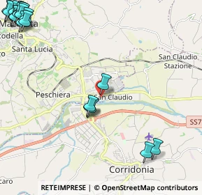 Mappa Via Cluentina, 62100 Piediripa MC, Italia (3.588)