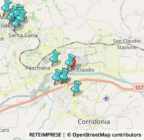 Mappa Via Cluentina, 62100 Piediripa MC, Italia (2.73462)