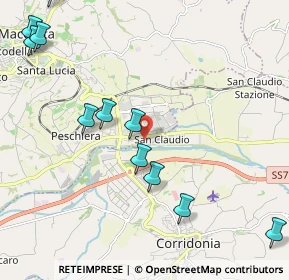 Mappa Via Cluentina, 62100 Piediripa MC, Italia (2.69091)