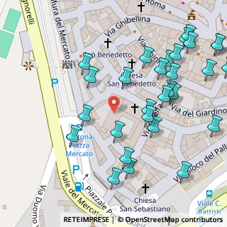 Mappa Via S. Benedetto, 52044 Cortona AR, Italia (0.07931)