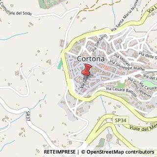 Mappa Via Guelfa, 40, 52044 Cortona, Arezzo (Toscana)