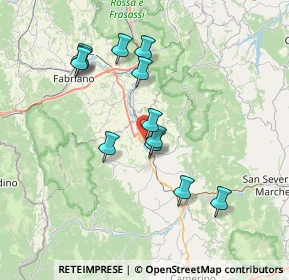 Mappa Via Cavalieri Costa, 62024 Matelica MC, Italia (6.94917)