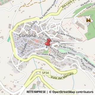Mappa Piazza Garibaldi, 52044 Cortona AR, Italia, 52044 Cortona, Arezzo (Toscana)