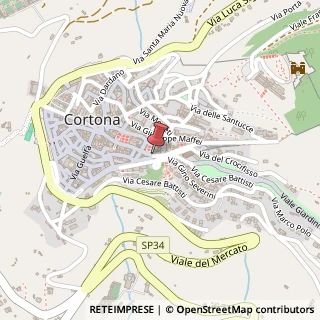 Mappa Via Nazionale, 79, 52044 Cortona, Arezzo (Toscana)