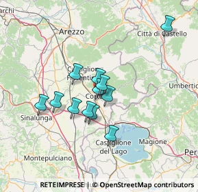 Mappa Piazza Carbonaia, 52044 Cortona AR, Italia (10.94833)