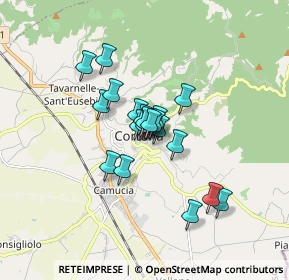 Mappa Via Nazionale, 52044 Cortona AR, Italia (1.139)