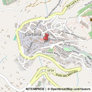 Mappa Via Nazionale, 49, 52044 Cortona, Arezzo (Toscana)