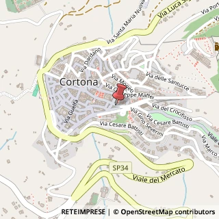 Mappa Via Nazionale, 69, 52044 Cortona, Arezzo (Toscana)