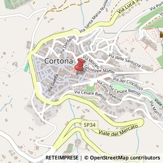 Mappa Via Nazionale, 35, 52044 Cortona, Arezzo (Toscana)