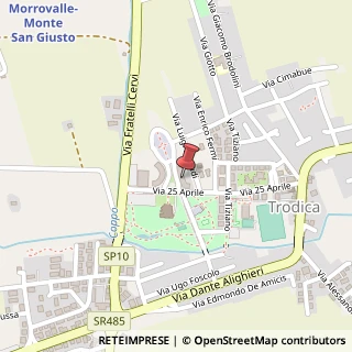 Mappa Via Sandro Pertini, 9, 62010 Morrovalle, Macerata (Marche)