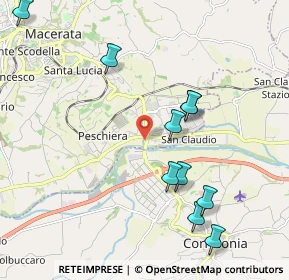 Mappa Piazzale Salvo D'Acquisto, 62100 Macerata MC, Italia (2.44727)