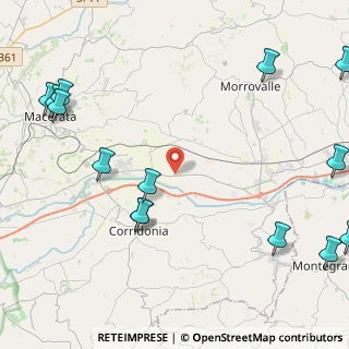 Mappa SP Civitanova Marche-Macerata, 62014 Corridonia MC (6.45786)