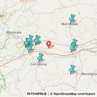 Mappa SP Civitanova Marche-Macerata, 62014 Corridonia MC (4.09091)