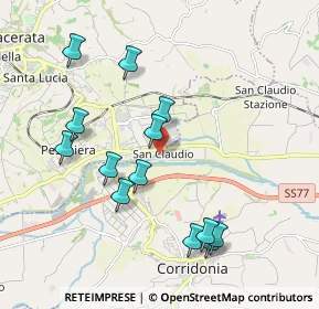 Mappa Via C. Vanni, 62100 Macerata MC, Italia (2.05)