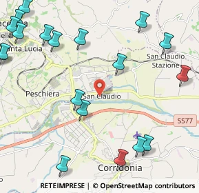 Mappa Via C. Vanni, 62100 Piediripa MC, Italia (3.158)