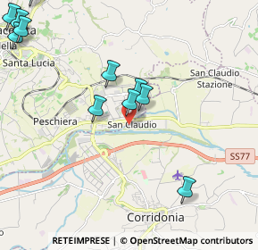 Mappa Via C. Vanni, 62100 Macerata MC, Italia (2.67545)