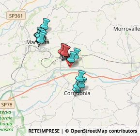 Mappa Via C. Vanni, 62100 Macerata MC, Italia (3.045)