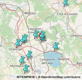 Mappa Piazza Vittorio Alfieri, 52044 Cortona AR, Italia (15.96)