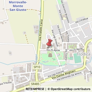 Mappa Via XXV Aprile, 53/a, 62010 Morrovalle, Macerata (Marche)