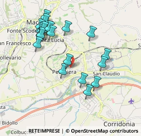 Mappa Via Metauro, 62100 Piediripa MC, Italia (2.0215)