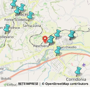 Mappa Via Metauro, 62100 Piediripa MC, Italia (2.45)