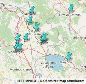 Mappa Piazza Santa Margherita, 52044 Cortona AR, Italia (15.55154)