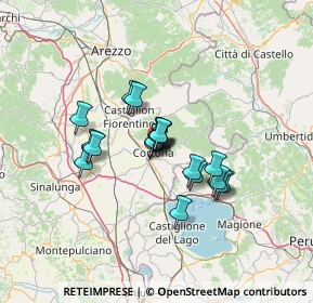 Mappa Piazza Santa Margherita, 52044 Cortona AR, Italia (9.3495)
