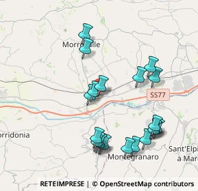 Mappa Via L. Laurana, 62010 Trodica MC, Italia (4.218)