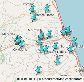 Mappa SP 485, 62010 Morrovalle MC (8.2315)