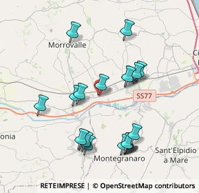 Mappa SP 485, 62010 Morrovalle MC (3.96)