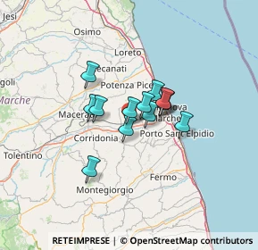 Mappa SP 485, 62010 Morrovalle MC (8.29846)