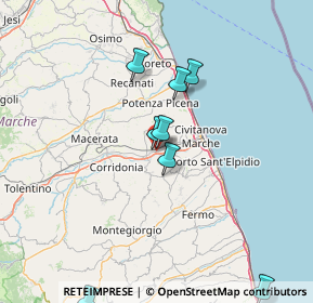 Mappa SP 485, 62010 Morrovalle MC (22.275)