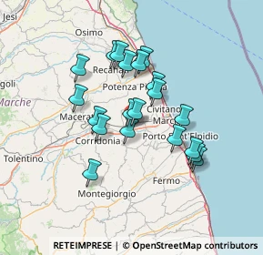 Mappa SP 485, 62010 Morrovalle MC (11.684)