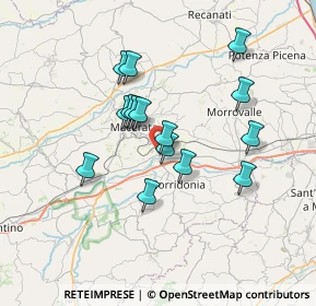 Mappa Borgo Piediripa, 62100 Piediripa MC, Italia (6.02733)