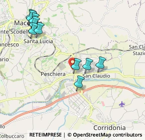 Mappa Borgo Piediripa, 62100 Piediripa MC, Italia (2.33364)