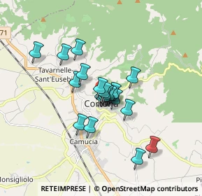 Mappa Viale Mura Etrusche, 52044 Cortona AR, Italia (1.235)